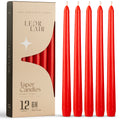 Red Taper Candles - 10 inch