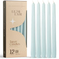 Light Blue Taper Candles - 10 inch