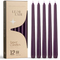 Purple Taper Candles - 10 inch