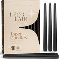 Black Taper Candles - 10 inch