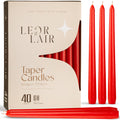 Red Taper Candles - 10 inch