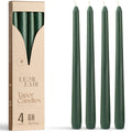 Green Taper Candles - 10 inch