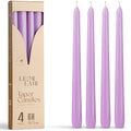Light Purple Taper Candles - 10 inch