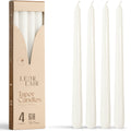 White Taper Candles - 10 inch