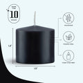 Black Votive Candles – 10 Hour