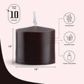 Brown Votive Candles – 10 Hour