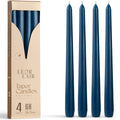 dark blue taper candles