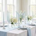 Light Blue Taper Candles - 10 inch