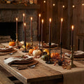 Brown Taper Candles - 10 inch