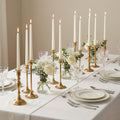 White Taper Candles - 10 inch