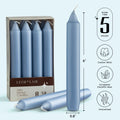 6 Inch Taper Candles - Blue