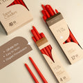Red Taper Candles - 10 inch