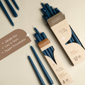 Dark Blue Taper Candles - 10 inch