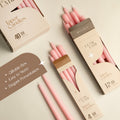 Light Pink Taper Candles - 10 inch