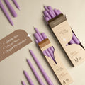 Light Purple Taper Candles - 10 inch