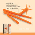 Orange Taper Candles - 10 inch
