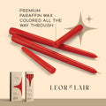 Red Taper Candles - 10 inch