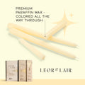 Ivory Taper Candles - 10 inch