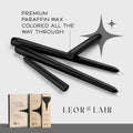 Black Taper Candles - 10 inch