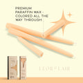 Beige Taper Candles - 10 inch