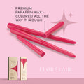 Hot Pink Taper Candles - 10 inch