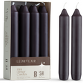 6 Inch Taper Candles - Plum Brown