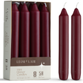 6 Inch Taper Candles - Dark Red
