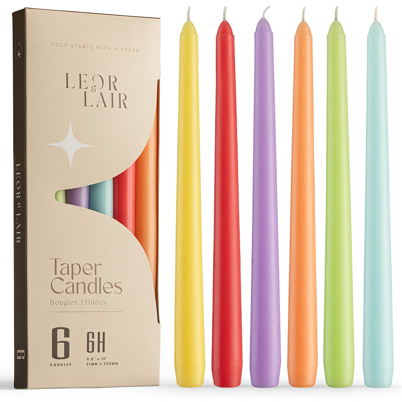 Leor & Lair Spring Taper Candles - 10 Inch
