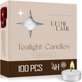 4 Hour Tealight Candles – 25, 100, 200, 400, 1000 Packs