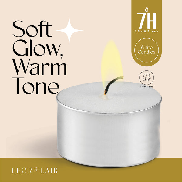 7 Hour Tealight Candles – 100 Pack